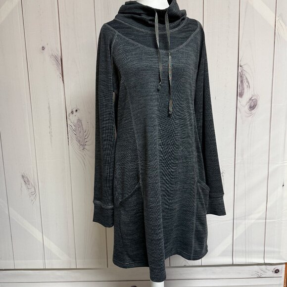 KÜHL Women’s Lea Dress Dark Gray Heather Large EUC Flawless - Picture 1 of 13